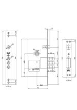 قفل ضد سرقت 252RL SET کالی - Kale