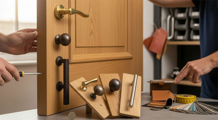 راهنمای انتخاب بهترین دستگیره برای درب چوبی