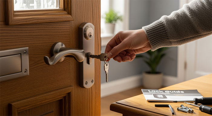 راهنمای انتخاب بهترین قفل برای درب چوبی