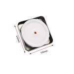 ضربه گیر پشت درب مربع نقره ای ایرانی