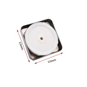 ضربه گیر پشت درب مربع نقره ای ایرانی