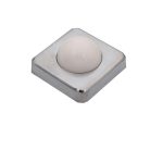 ضربه گیر پشت درب مربع نقره ای ایرانی